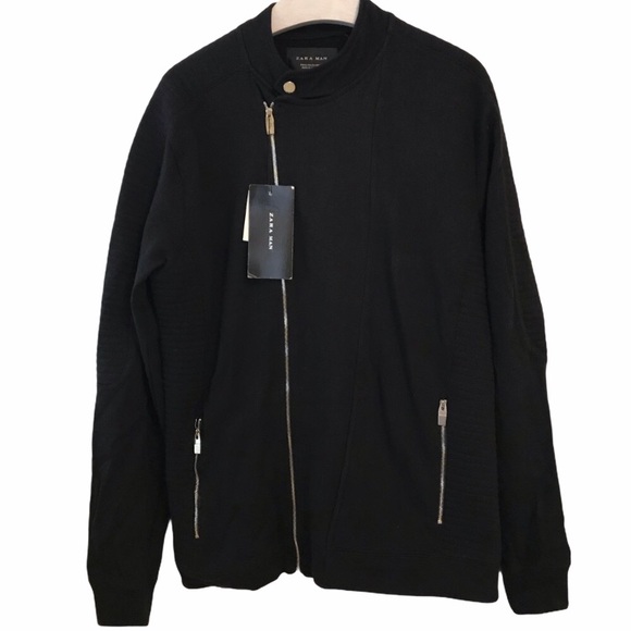Zara Other - Zara Jacket Moto Black XL NWT